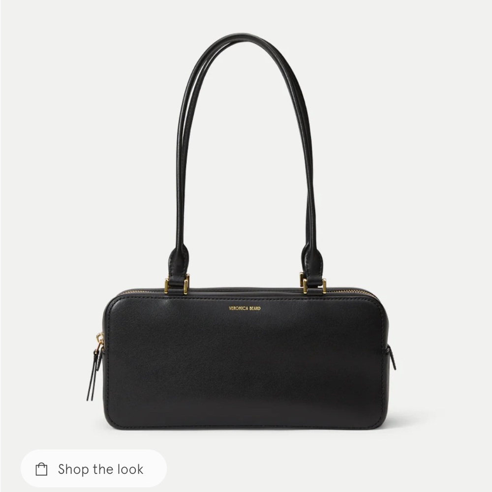 Veronica Beard Boxy Shoulder Bag Black